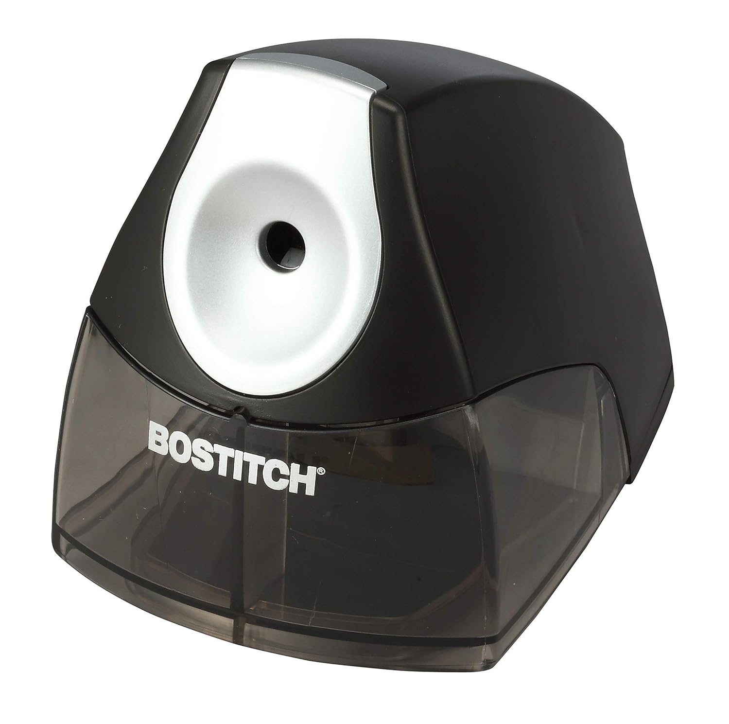 Bostitch Office Electric Pencil Sharpener, Heavy Duty Powerful Stall-Free Motor, High Capacity Shavings Tray, for Office