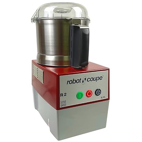 Robot Coupe R2B Ultra B 2.9 Liter Commercial Cutter Mixer Food Processor with Stainless Steel Bowl, 120v, 1 HP, Single Speed